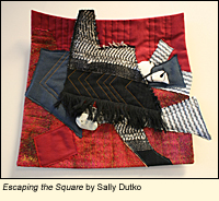 Escaping the Square by well-known Finger Lakes quilter Sally Dutko