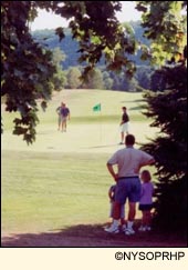 Soaring Eagles Golf Course at the Mark Twain State Park in Chemung County  in the Finger Lakes Region, New York USA.