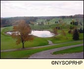 Golf course at Pinnacle State Park in Steuben County in the Finger Lakes Region, New York USA.