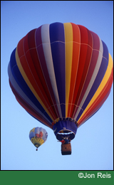 Ballooning in the Finger Lakes, New York USA. Photo by Jon Reis.