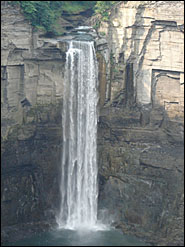 Taughannock Falls in Taughannock Falls State Park north of Ithaca, New York
