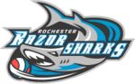 The Rochester (New York) Razor Sharks basketball team logo