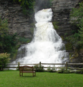 Glenora Falls near Seneca Lake in the Finger Lakes, New York.