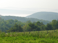 A high point in Tioga County, New York lets you see for miles.