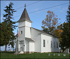 Mentz Church in the Town of Mentz, Cayuga Co., NY