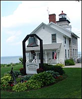 The Sodus Point Lighthouse On Lake Ontario in Sodus Point, New York USA