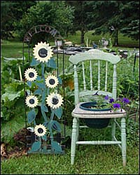 Garden in Willseyville, New York.