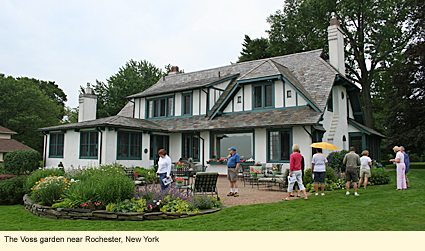 The Voss garden near Rochester, New York