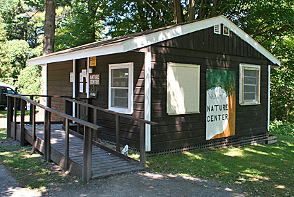 The nature center at Green Lakes State Park in Manlius, New York, USA.