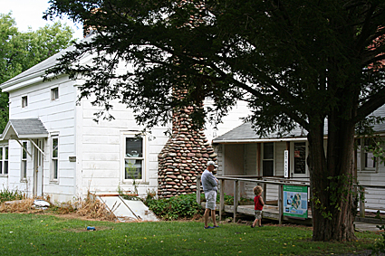 The interpretative center at Sterling Nature Center in Sterling, New York, USA.