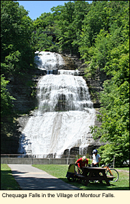Chequaga Falls in the Village of Montour Falls.