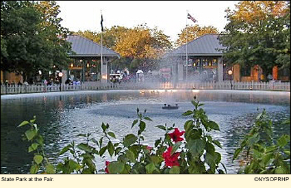 State Park at the Fair in the Finger Lakes, New York, USA.